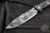 Microtech Socom Alpha- Tanto Edge- Black G-10 Handle With Urban Camo Finished Part Serrated Blade 114-2 UCS