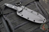 Microtech Socom Alpha- Tanto Edge- Black G-10 Handle With Urban Camo Finished Part Serrated Blade 114-2 UCS
