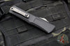 Microtech Combat Troodon Gen III OTF Knife- Double Edge- Black Handle- Apocalyptic Blade 1142-10 AP Gen III