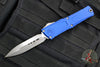 Microtech Combat Troodon Gen III OTF Knife- Double Edge- Navy Blue Handle- Apocalyptic Blade 1142-10 APNA Gen III