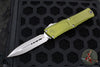 Microtech Combat Troodon Gen III OTF Knife- Double Edge- Green Handle- Apocalyptic Blade 1142-10 APOD Gen III
