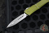 Microtech Combat Troodon Gen III OTF Knife- Double Edge- Green Handle- Apocalyptic Blade 1142-10 APOD Gen III