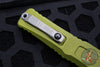 Microtech Combat Troodon Gen III OTF Knife- Double Edge- Green Handle- Apocalyptic Blade 1142-10 APOD Gen III