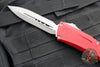 Microtech Combat Troodon Gen III OTF Knife- Double Edge- Red Handle- Apocalyptic Blade 1142-10 APRD Gen III