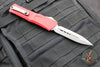 Microtech Combat Troodon Gen III OTF Knife- Double Edge- Red Handle- Apocalyptic Blade 1142-10 APRD Gen III