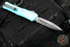 Microtech Combat Troodon Gen III OTF Knife- Double Edge- Turquoise Handle- Apocalyptic Blade 1142-10 APTQ Gen III