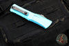 Microtech Combat Troodon Gen III OTF Knife- Double Edge- Turquoise Handle- Apocalyptic Blade 1142-10 APTQ Gen III