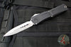Microtech Combat Troodon Gen III OTF Knife- Double Edge- Black Handle- Stonewash Blade 1142-10 Gen III