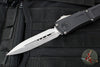 Microtech Combat Troodon Gen III OTF Knife- Double Edge- Black Handle- Stonewash Blade 1142-10 Gen III