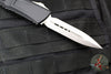 Microtech Combat Troodon Gen III OTF Knife- Double Edge- Black Handle- Stonewash Blade 1142-10 Gen III
