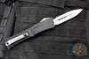 Microtech Combat Troodon Gen III OTF Knife- Double Edge- Black Handle- Stonewash Blade 1142-10 Gen III