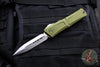 Microtech Combat Troodon Gen III OTF Knife- Double Edge- OD Green Handle- Stonewash Blade 1142-10 OD Gen III