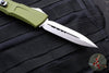 Microtech Combat Troodon Gen III OTF Knife- Double Edge- OD Green Handle- Stonewash Blade 1142-10 OD Gen III