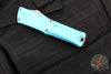 Microtech Combat Troodon Gen III OTF Knife- Double Edge- Turquoise Handle- Stonewash Blade 1142-10 TQ Gen III