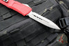 Microtech Combat Troodon Gen III OTF Knife- Double Edge- Red Handle- Apocalyptic Full Serrated Blade 1142-12 APRD Gen III