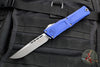 Microtech Combat Troodon Gen III OTF Knife- Single Edge- Navy Blue Finished Handle- Apocalyptic Blade 1143-10 APNA Gen III