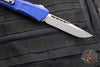 Microtech Combat Troodon Gen III OTF Knife- Single Edge- Navy Blue Finished Handle- Apocalyptic Blade 1143-10 APNA Gen III