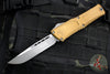 Microtech Combat Troodon Gen III OTF Knife- Single Edge- Tan Handle- Apocalyptic Blade 1143-10 APTA Gen III