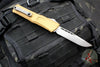 Microtech Combat Troodon Gen III OTF Knife- Single Edge- Tan Handle- Apocalyptic Blade 1143-10 APTA Gen III