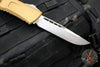 Microtech Combat Troodon Gen III OTF Knife- Single Edge- Tan Handle- Apocalyptic Blade 1143-10 APTA Gen III