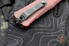Microtech Combat Troodon Gen III OTF Knife- Single Edge- Weathered Crimson Red Handle And Plain Edge Blade 1143-1 WCM Gen III