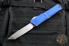 Microtech Combat Troodon Gen III OTF Knife- Tanto Edge- Navy Blue Finished Handle- Stonewash Blade 1144-10 NA Gen III