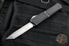 Microtech Combat Troodon Gen III OTF Knife- Tanto Edge- Black Handle- Stonewash Full Serrated Blade 1144-12 Gen III