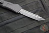 Microtech Combat Troodon Gen III OTF Knife- Tanto Edge- Tactical- Black Handle- Black Blade 1144-1 T Gen III