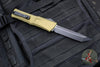 Microtech Combat Troodon Gen III OTF Knife- Tanto Edge- OD Green Handle- Black Full Serrated Edge Blade 1144-3 OD Gen III