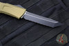Microtech Combat Troodon Gen III OTF Knife- Tanto Edge- OD Green Handle- Black Full Serrated Edge Blade 1144-3 OD Gen III