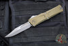 Microtech Combat Troodon Gen III OTF Knife- Bowie Edge- OD Green Handle- Apocalyptic Plain Edge Blade 1146-10 APOD Gen III