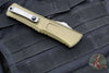 Microtech Combat Troodon Gen III OTF Knife- Bowie Edge- OD Green Handle- Apocalyptic Plain Edge Blade 1146-10 APOD Gen III