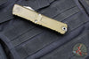 Microtech Combat Troodon Gen III OTF Knife- Bowie Edge- OD Green Handle- Apocalyptic Plain Edge Blade 1146-10 APOD Gen III