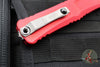 Microtech Combat Troodon Gen III OTF Knife- Bowie Edge- Red Handle- Apocalyptic Plain Edge Blade 1146-10 APRD Gen III
