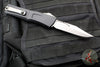 Microtech Combat Troodon Gen III OTF Knife- Bowie Edge- Black Handle- Stonewash Plain Edge Blade 1146-10 Gen III