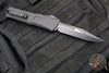 Microtech Combat Troodon Gen III OTF Knife- Bowie Edge- Tactical- Black Handle- Black Plain Edge Blade 1146-1 T Gen III