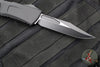 Microtech Combat Troodon Gen III OTF Knife- Bowie Edge- Tactical- Black Handle- Black Plain Edge Blade 1146-1 T Gen III
