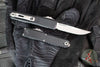 Microtech UTX-70 OTF Knife- Gen IV- Single Edge- Black Handle- Apocalyptic Blade 11484-10 AP