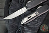 Microtech UTX-70 OTF Knife- Gen IV- Single Edge- Black Handle- Apocalyptic Blade 11484-10 AP