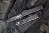 Microtech UTX-70 OTF Knife- Gen IV- Single Edge- Tactical- Black Handle- Black Blade 11484-1 T
