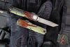 Microtech UTX-70 OTF Knife- Gen IV- Tanto Edge- Outbreak Finished Handle- Outbreak Finished Blade 11494-1 OBDS