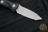 Microtech Socom Alpha Fixed Blade- Mini- Tanto Edge- Apocalyptic Full Serrated Blade 114M-12 AP