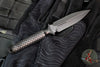 Marfione Custom ADO Boot Dagger- DLC Double Vapor Blast Finished- Leather Sheath