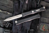 Microtech Nemesis IV- Double Edge- Marfione Select- Black Handle- Apocalyptic Blade 1152-10 APMS1