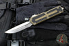 Microtech Scarab II- D/E-S Double/Single Edge- OD Green Handle- Stonewash Plain Edge Blade 1180-10 OD