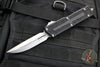 Microtech Scarab II- D/E-S Double/Single Edge- Black Handle- Stonewash Plain Edge Blade 1180-10