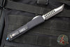 Microtech Ultratech Hellhound Tanto Carbon Fiber OTF Knife Solid Blue Hardware 119-1 DLCCF