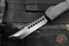 Microtech Ultratech OTF Knife- Hellhound Edge-Black Handle- Sterile Black DLC Blade- Black Hardware 119-1 DLCTSH