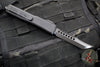 Microtech Ultratech OTF Knife- Hellhound Edge-Black Handle- Sterile Black DLC Blade- Black Hardware 119-1 DLCTSH