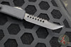 Microtech Ultratech OTF Knife- Hellhound Edge- Black Handle With No Logo- DLC Blade Black Hardware 119-1 DLCTS 01/2021 SN115